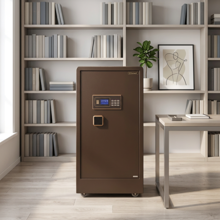Fire Proof : Brown Fire Proof Modern Safe