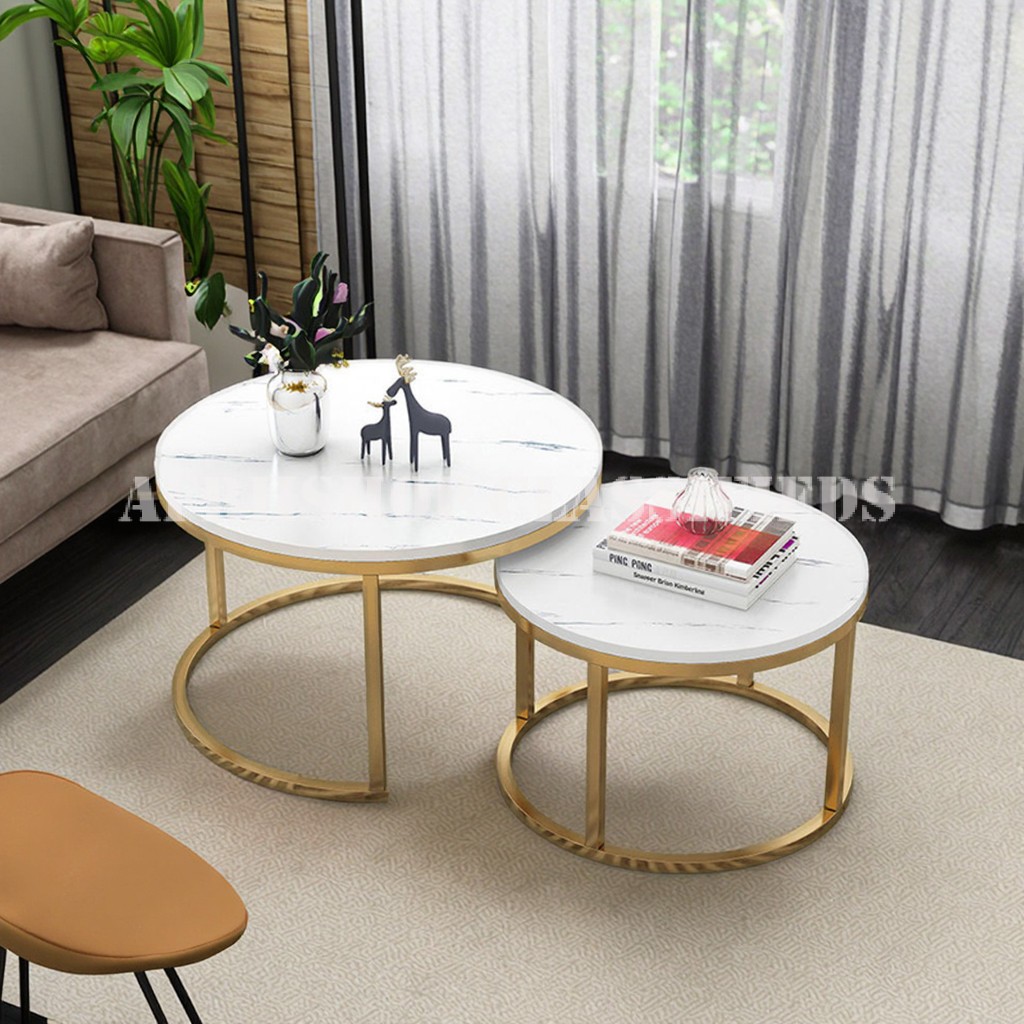 Dining Table: Modern Nesting Dining Coffee Table