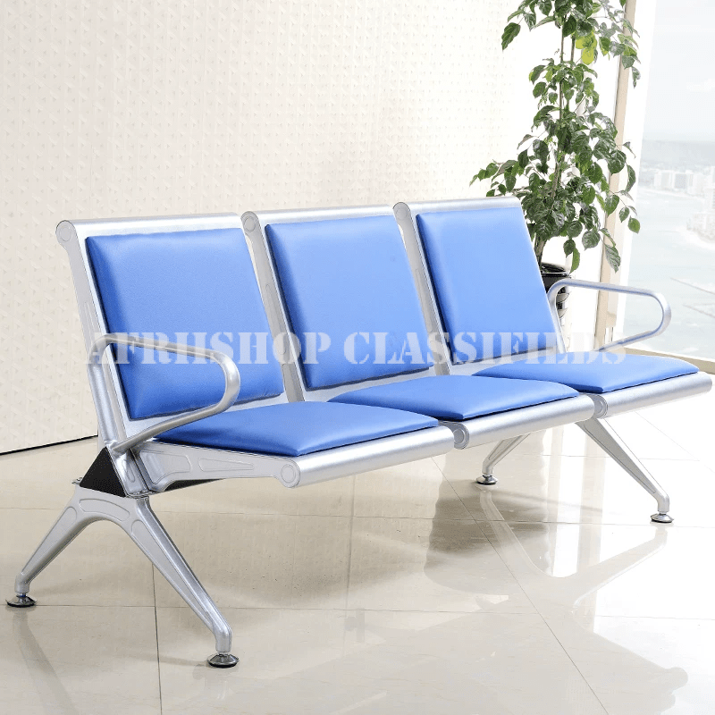 Office bench : Heavy Duty 3-Seater Office bench