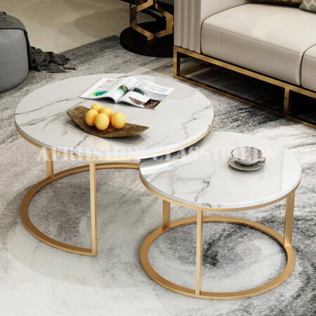 Dining Table: Modern Nesting Dining Coffee Table