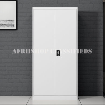 Office Cabinets:Full Metallic 2-Door Office Storage Cabinet
