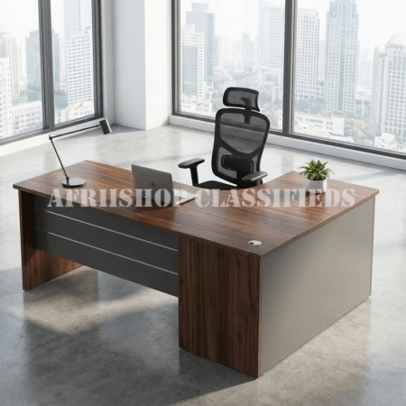 Office Desks : 1400mm L-Shape Office Desk