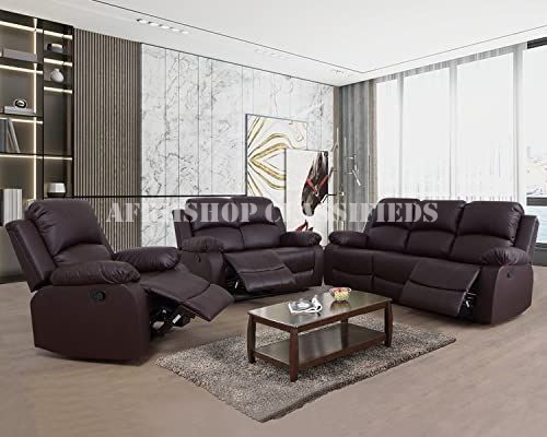 Home Sofa; 5-Seater Reclining Living Room Sofa