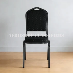 Conference Chairs:Black Stackable Event Conference Chair