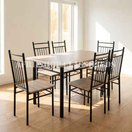 Dining Tables; Dining Table Set With Iron Legs