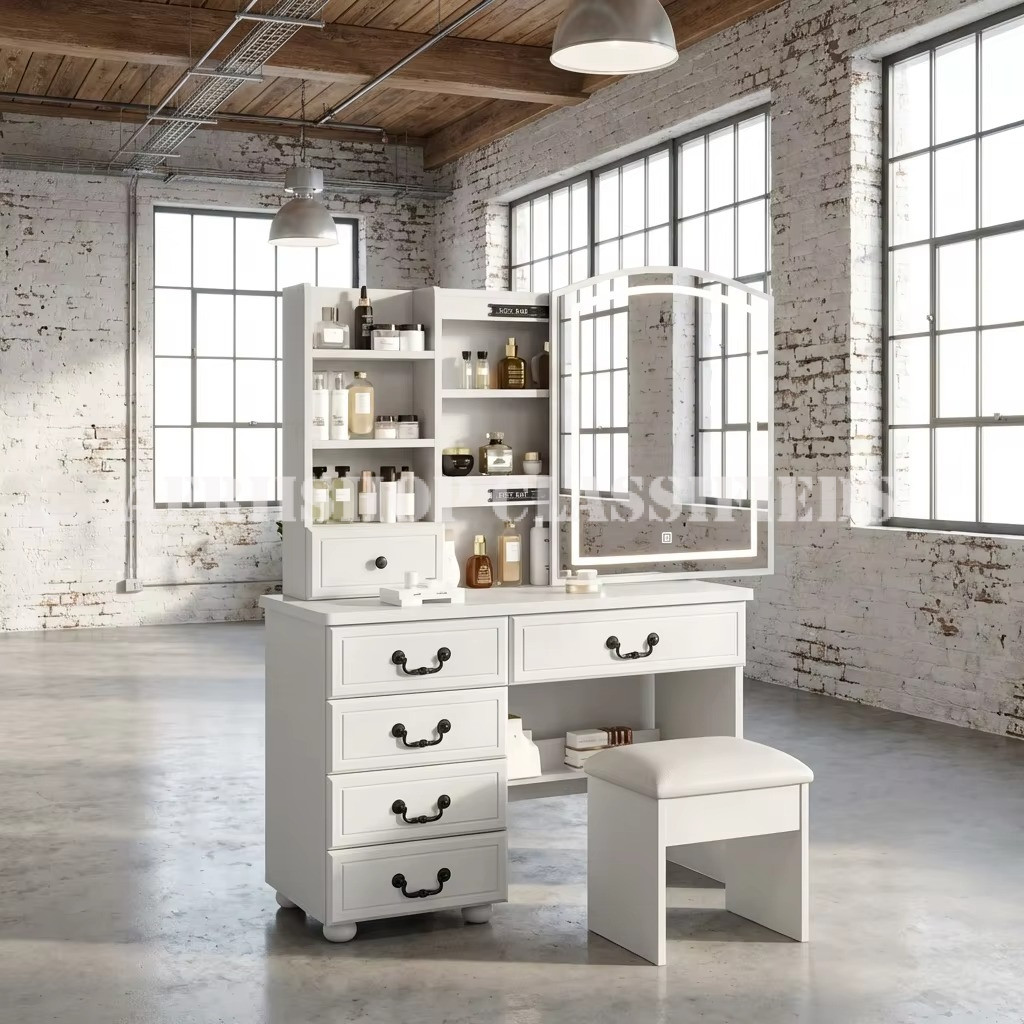 Dressers; Mirror Storage Dressing Table Makeup