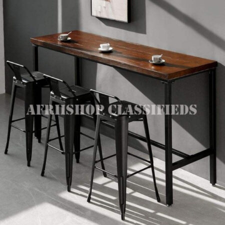 Home Chairs; Metal Modern Bar Counter Stool With Back