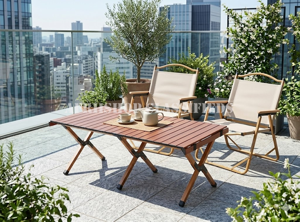 Dining Tables; Portable Outdoor Foldable Dining Table