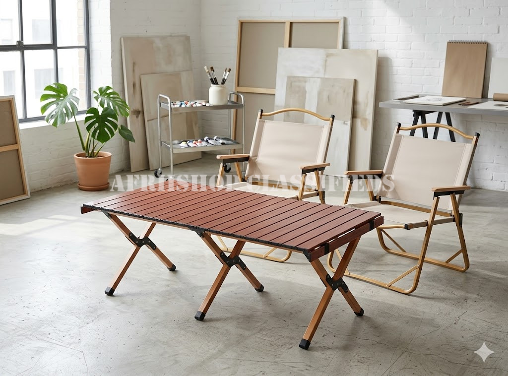 Dining Tables; Portable Outdoor Foldable Dining Table