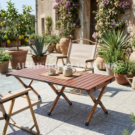 Dining Tables; Portable Outdoor Foldable Dining Table