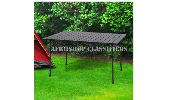 Dining Tables; Black Portable Foldable Dining Table