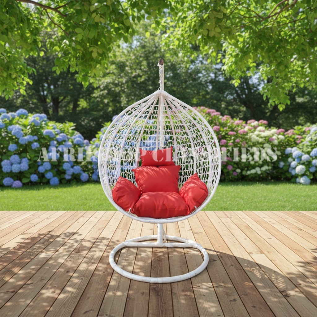 Home Chairs; Patio Single Seat Hanging Chair With Stand