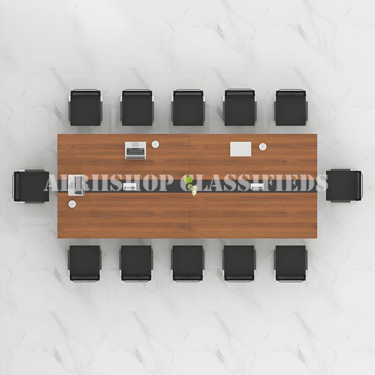 Boardroom Table; 2.4M Executive Boardroom Table