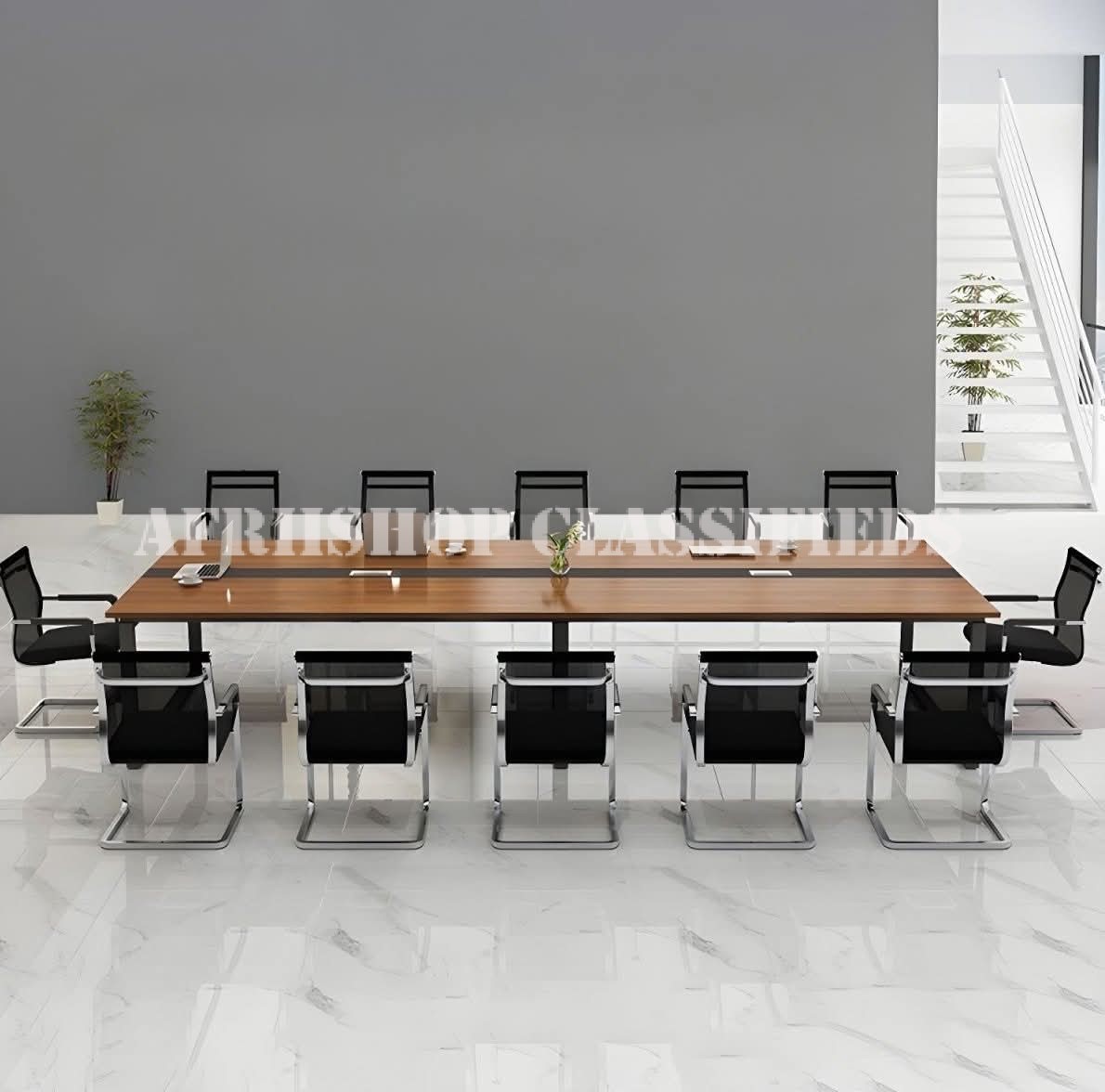 Boardroom Table; 2.4M Executive Boardroom Table