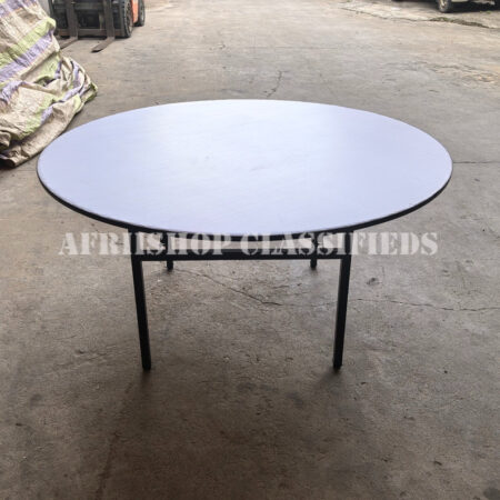 Office Table; 1.5M Round Foldable Office Table