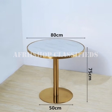 Dining Table; White Round Dining Table