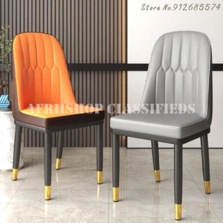 Dining Chair; Premium Comfort Leather Dining Chair