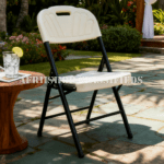 Dining Chair; Modern Plastic Foldable Dining Chair