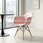 Dining Chairs;Bistro Modern Eames Plastic Seat Chair