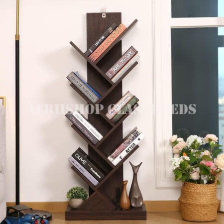 Bookcases&Bookshelves:8 Tier Wooden Home Office Bookshelf
