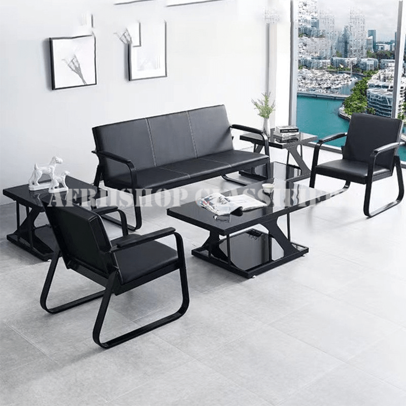 Office Sofa; 5-Seater Executive Office Waiting Sofa