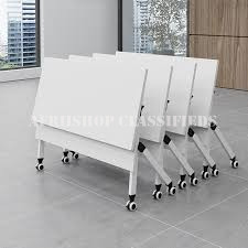 Boardroom Tables: Foldable Double Pedestal Office Table