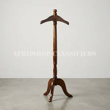 Coat Hanger;Executive Mahogany Coat Hanger Stand –