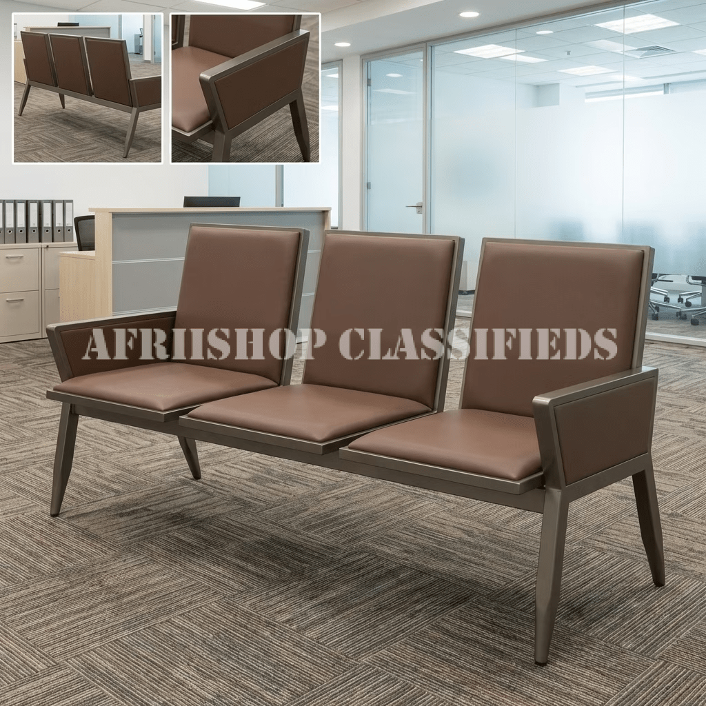 Office Bench;3-Link Office Reception Bench