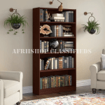 Bookshelves;5-Tier Wooden Custom Bookshelf