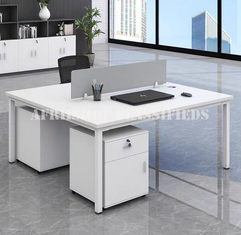 Office Workstation; Metal Frame 2 Way Office Workstation