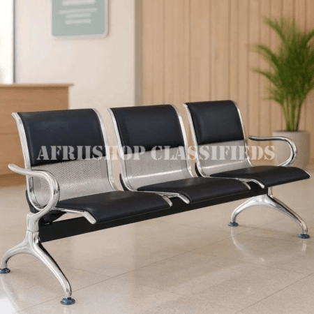 Reception Bench; 3 Link Office Reception Bench