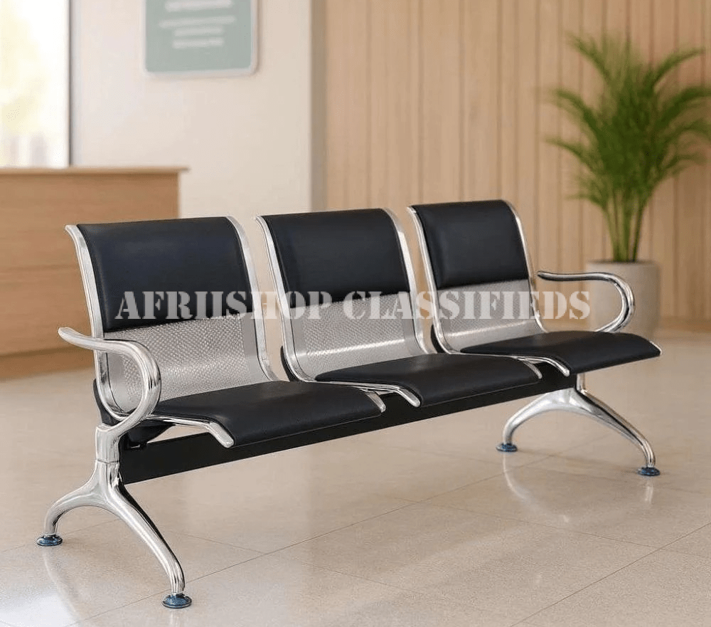 Reception Bench; 3 Link Office Reception Bench