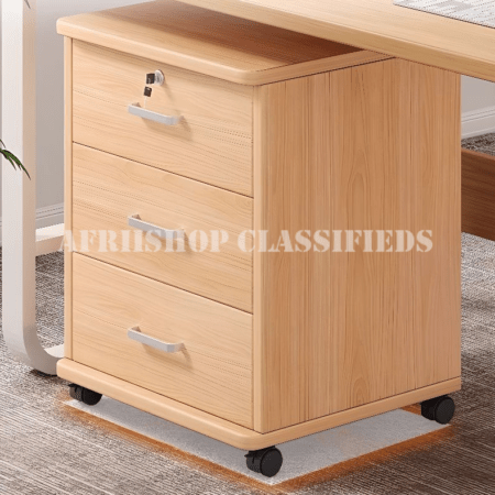 Office Cabinet; Wooden 3 Drawer Storage Cabinet