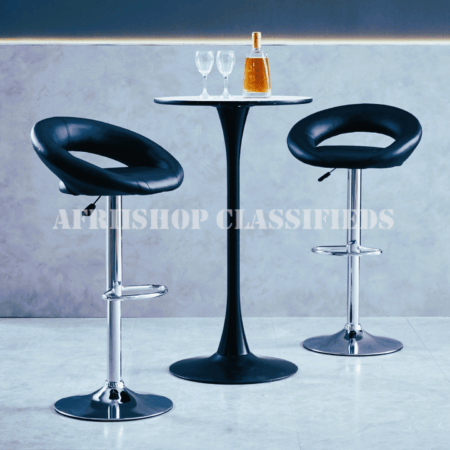 Adjustable Leather Counter Barstools