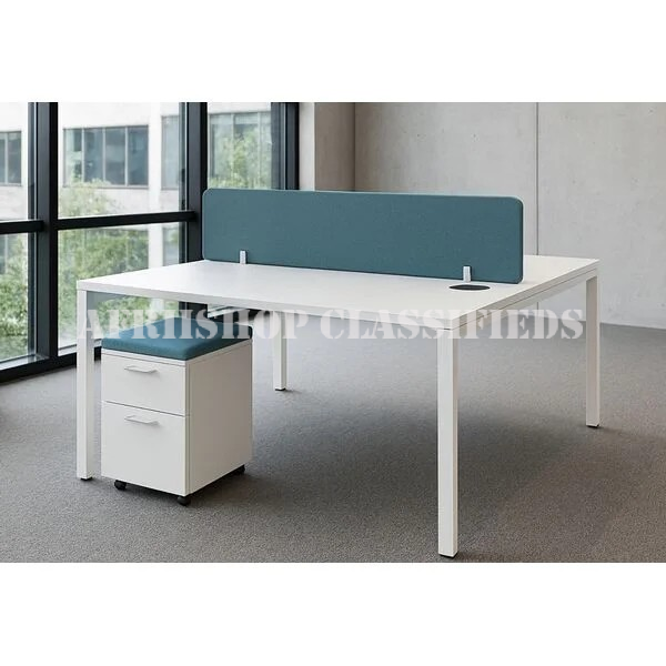 Office Workstation; Metal Frame 2 Way Office Workstation