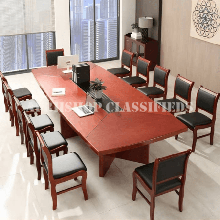 Conference Table; 3.5m Mahogany Conference Table
