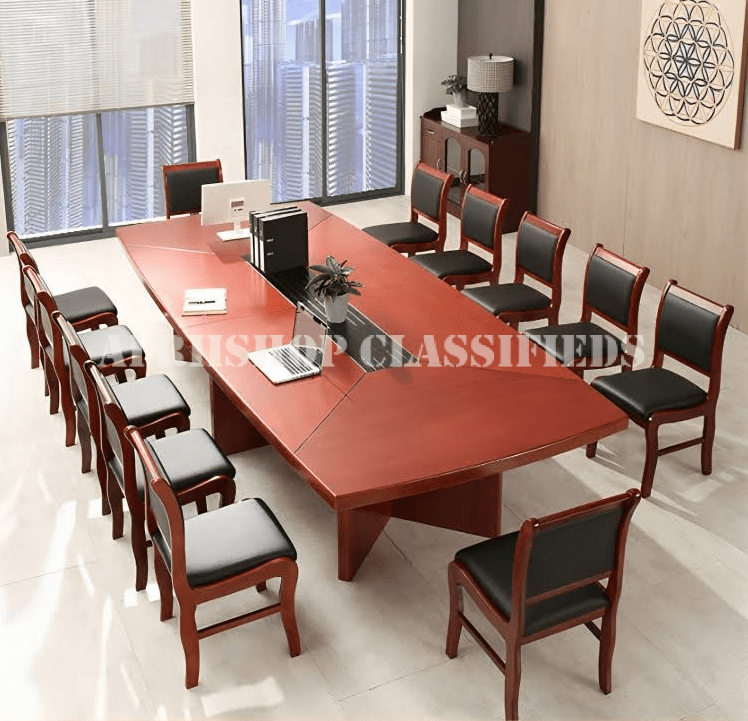 Conference Table; 3.5m Mahogany Conference Table