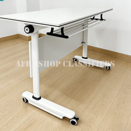 Office Table; Metal Frame Foldable Computer Office Table