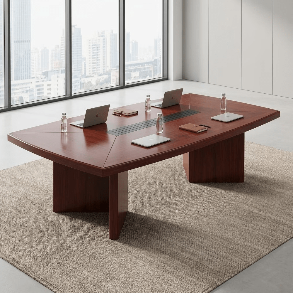 Conference Table; 3.5m Mahogany Conference Table