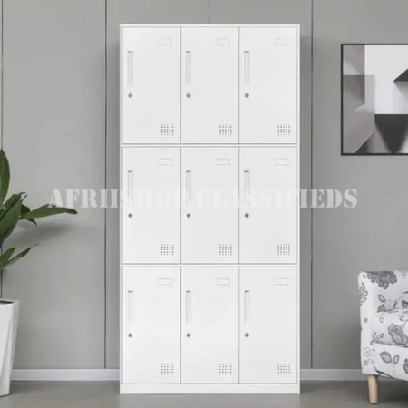 Office Cabinet; 9Locker Office Cabinet
