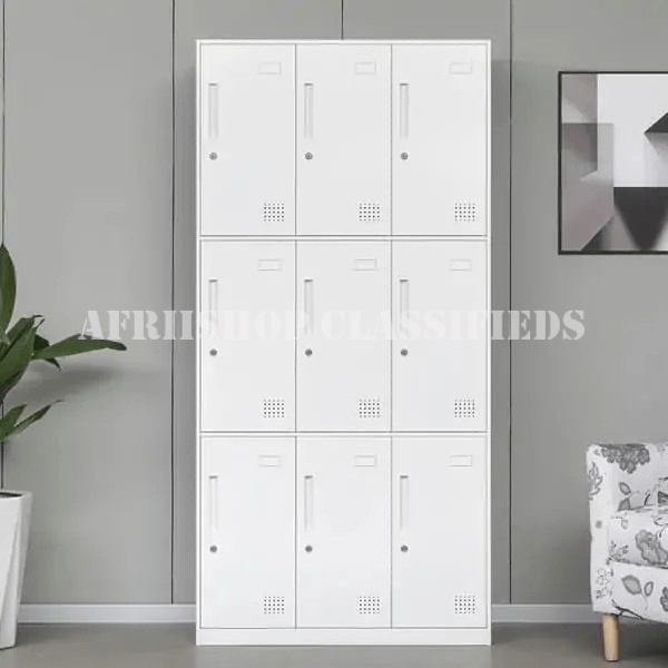 Office Cabinet; 9Locker Office Cabinet
