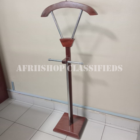 Office Coat Hanger;Mahogany Executive Office Coat Hanger