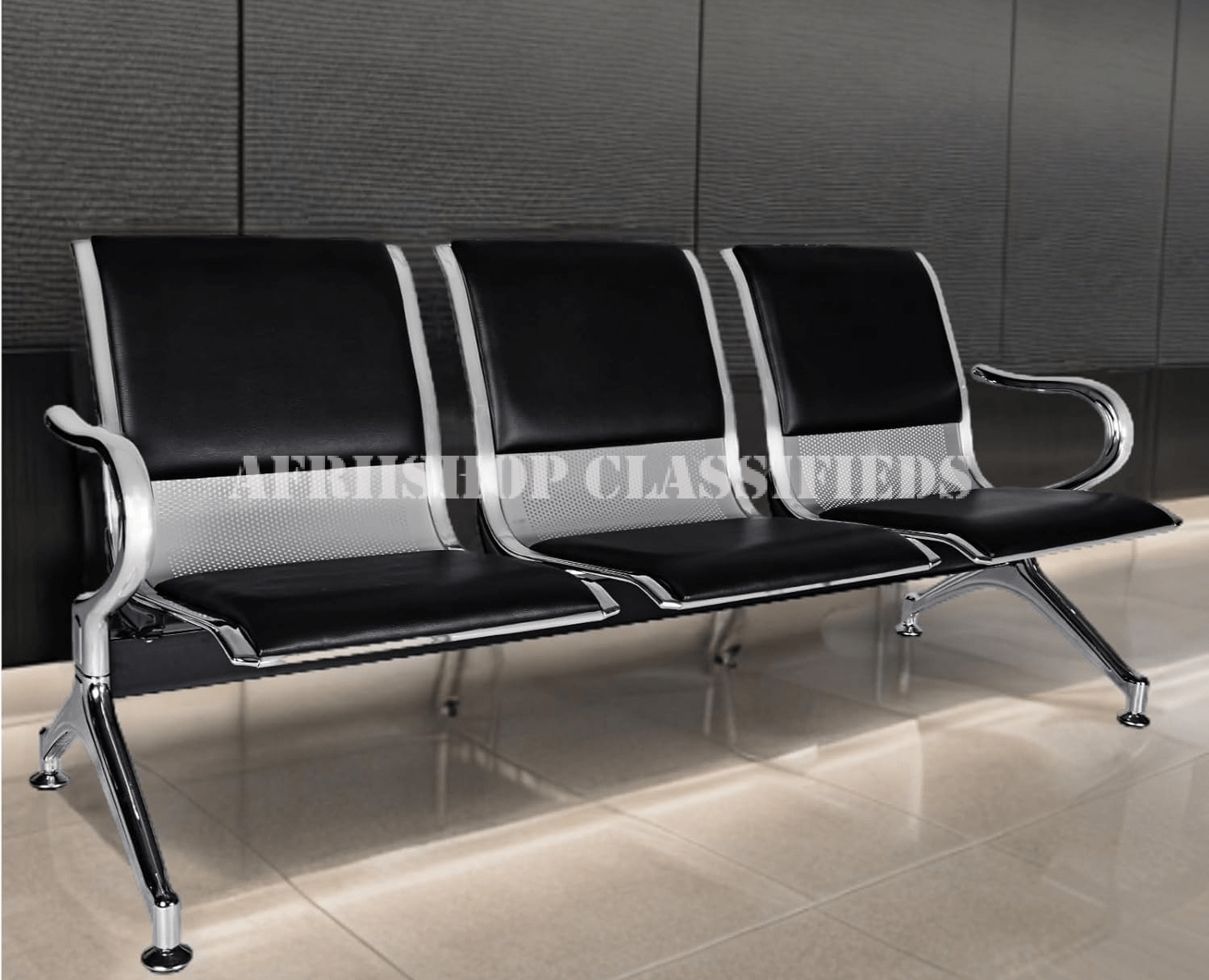 Reception Bench; 3 Link Office Reception Bench