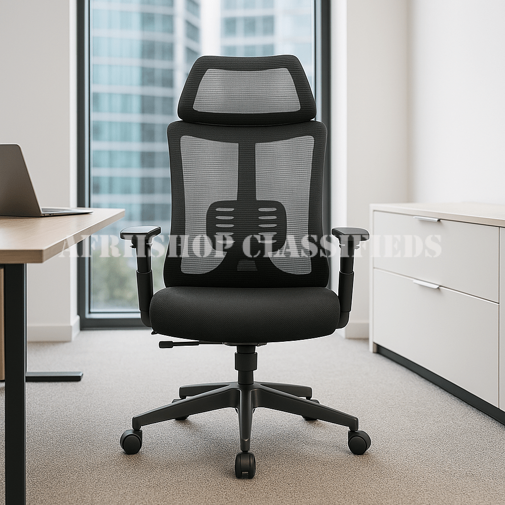 Office Chair; High Back Ergonomic Office Seat