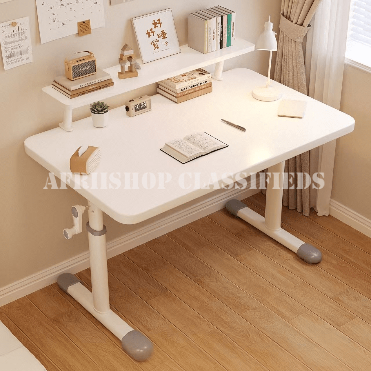 120m Manual Adjustable Office Desk
